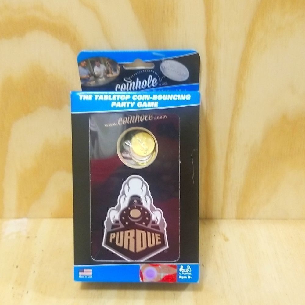 Perdue Boilermakers Table Top Coinhole Game